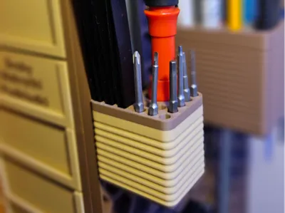 HSW Holder: Xiaomi Screwdriver, Bits & Tweezers