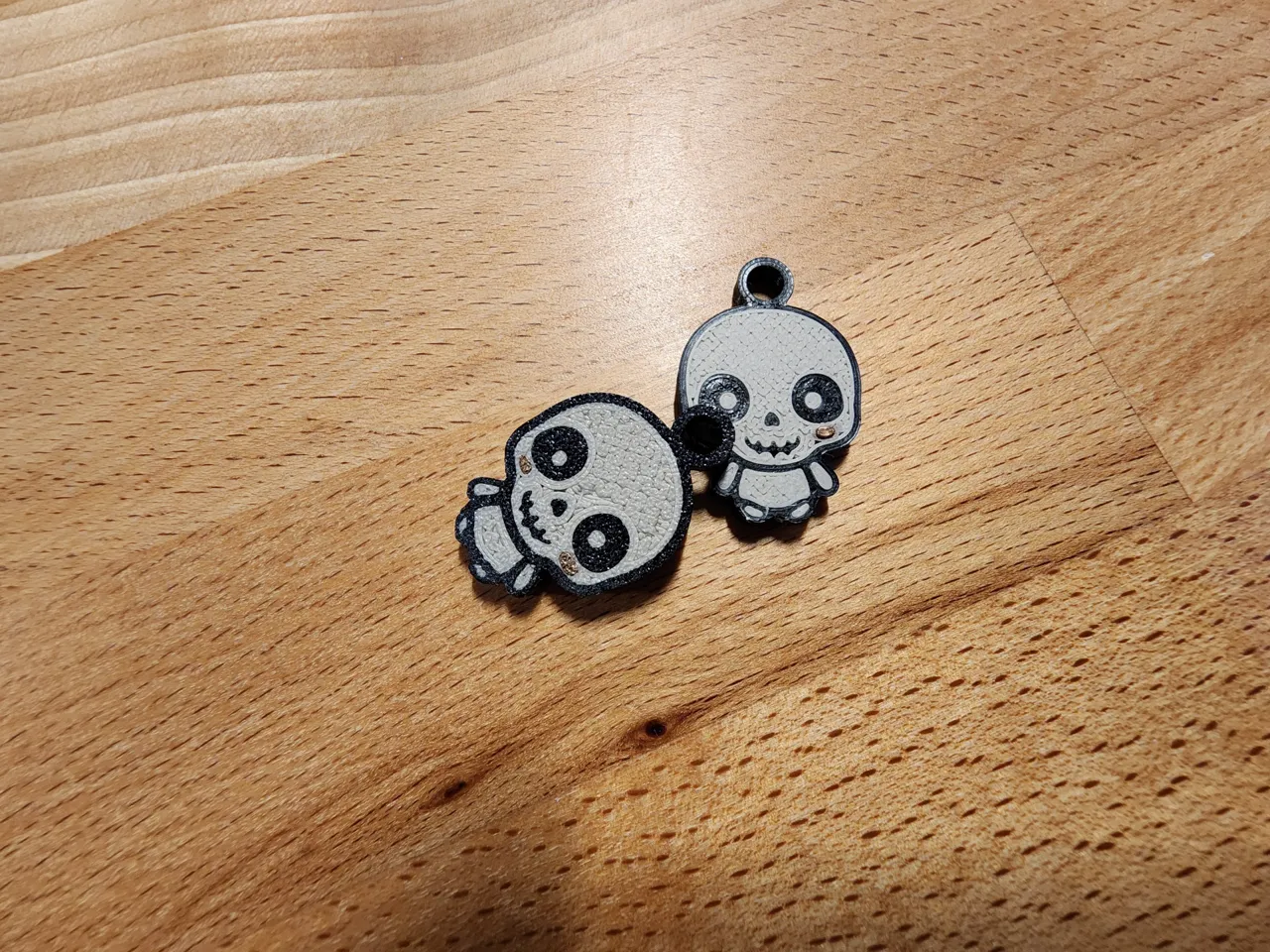 Cute Skeleton Earrings & Keychains view 3