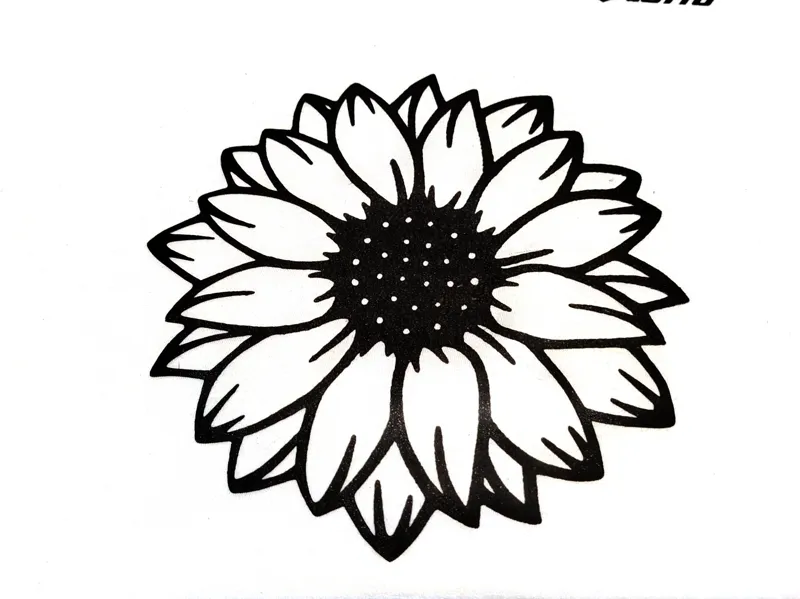 TPU T-Shirt Druck - Sonnenblume