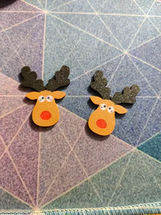 Rudolph Earrings