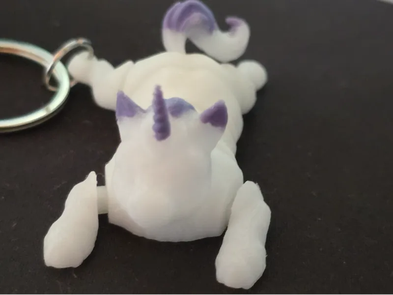 Flexi Einhorn Schlüsselanhänger
