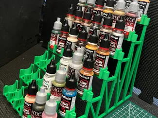 42 Bottle Vallejo Paint Rack, 2 Stand Options