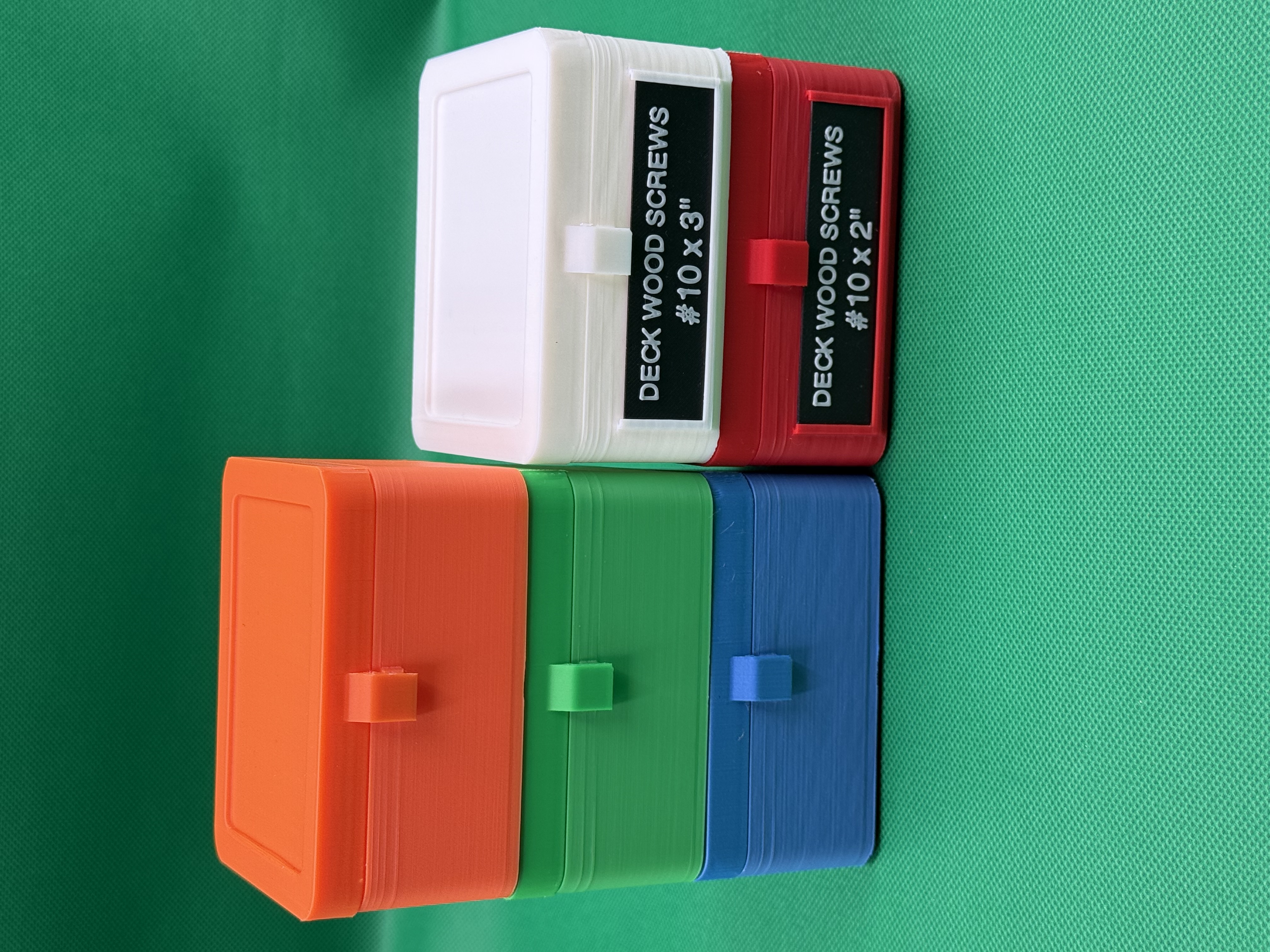 Miniatura 2 do modelo 3D Rugged Stackable Fastener Boxes