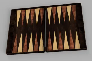 Foldable backgammon set / Faltbares Backgammon Set