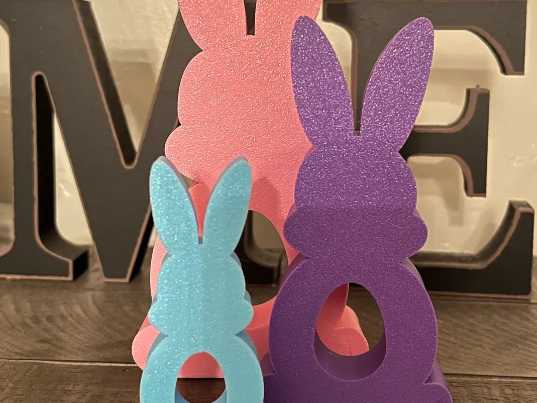 Lapin de Pâques décoratif — 3 tailles