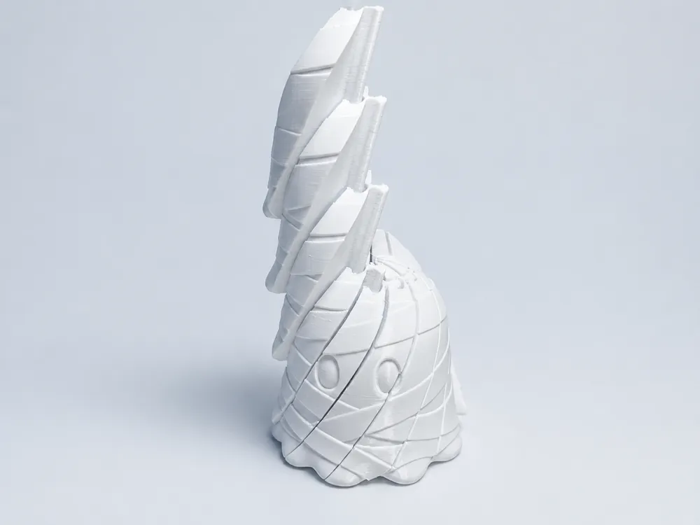 Objeto manipulable: Twisty Fidget Ghost Mummy. Referencia del modelo original.