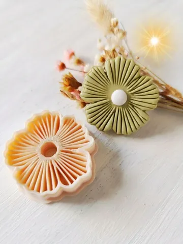 Cortador para modelado: Flower polymer clay cutter — vista de referencia 2