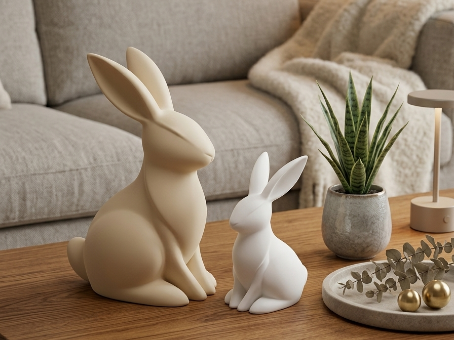 Modern Easter Rabbit -Scalable Decoration