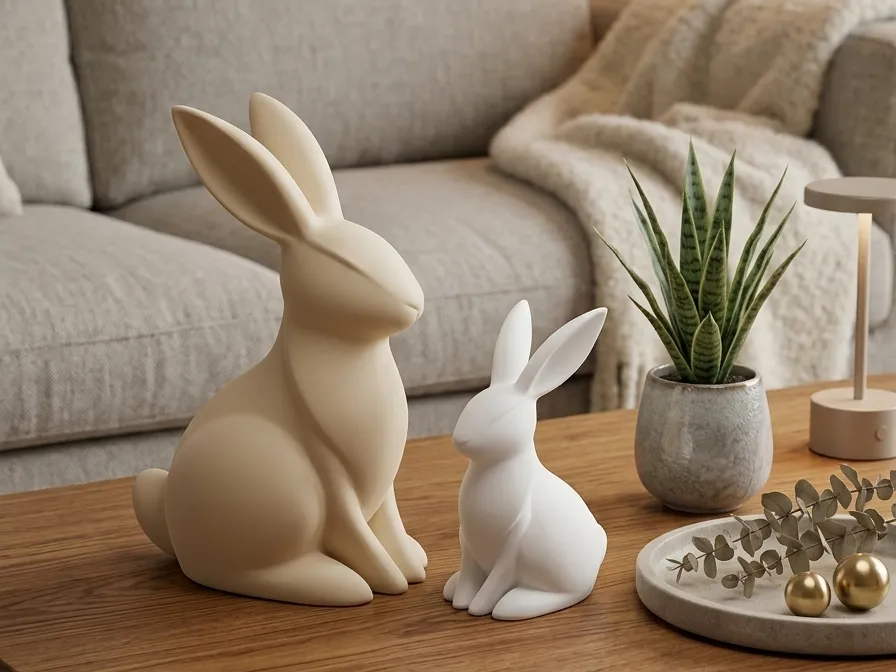 Modern Easter Rabbit -Scalable Decoration - Free 3D Print Model ...