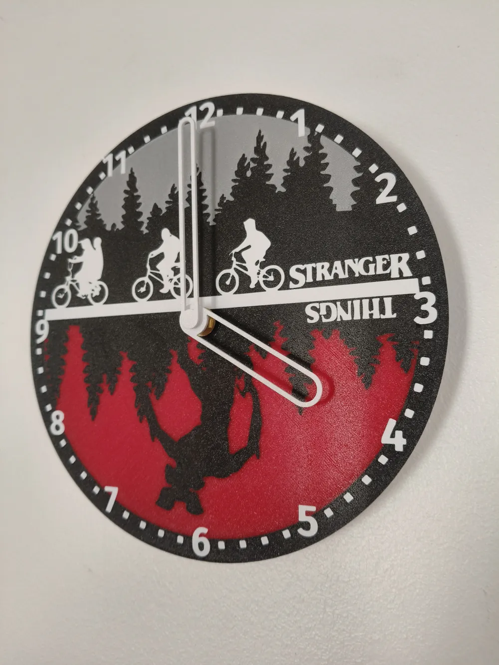 Stranger Things Clock: 2 different models - Free 3D Print Model ...