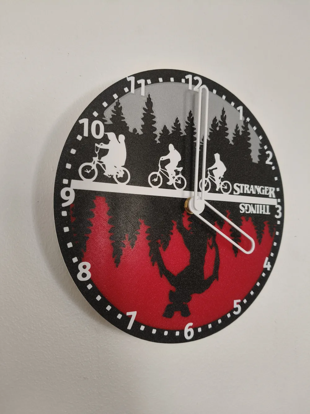Stranger Things Clock: 2 different models - Free 3D Print Model ...