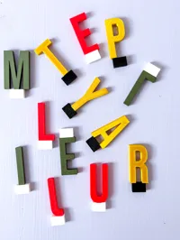 All Letters Multicolor A1 Mini