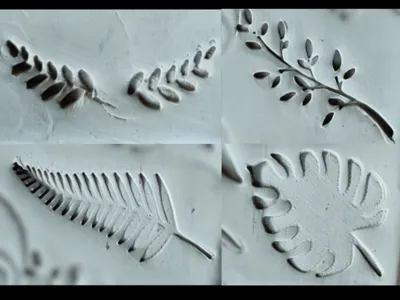 Leaf and Twig Stamps