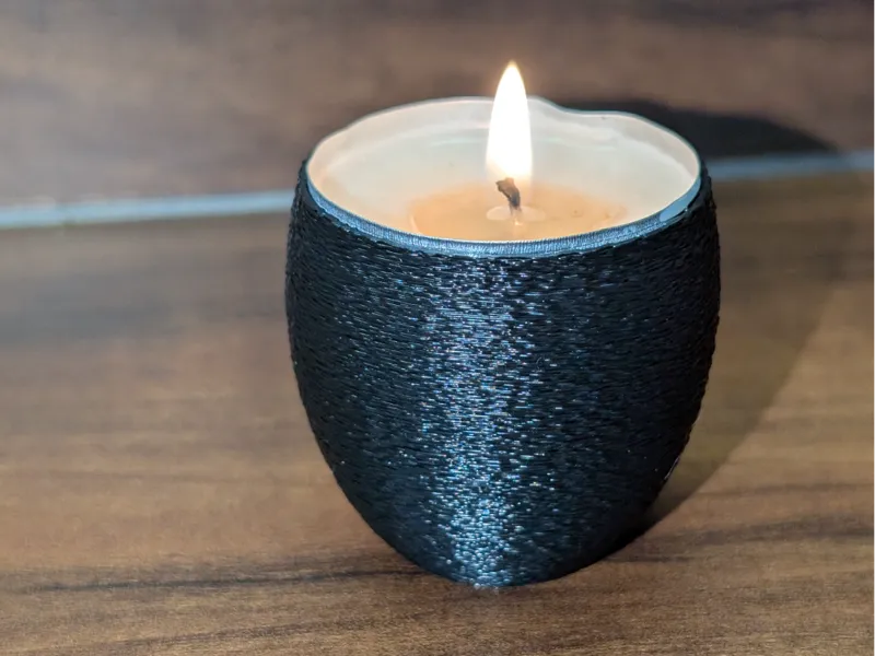 Modern Egg-Shaped Tealight Holder