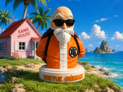 Master Roshi Bust Dragon Ball Z AMS
