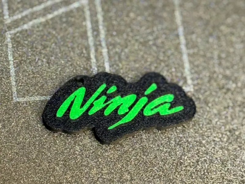 Portachiavi scritta ninja