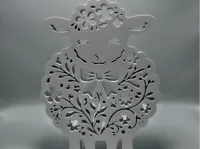 Agneau de Pâques ajouré pour décoration de printemps — photo 2