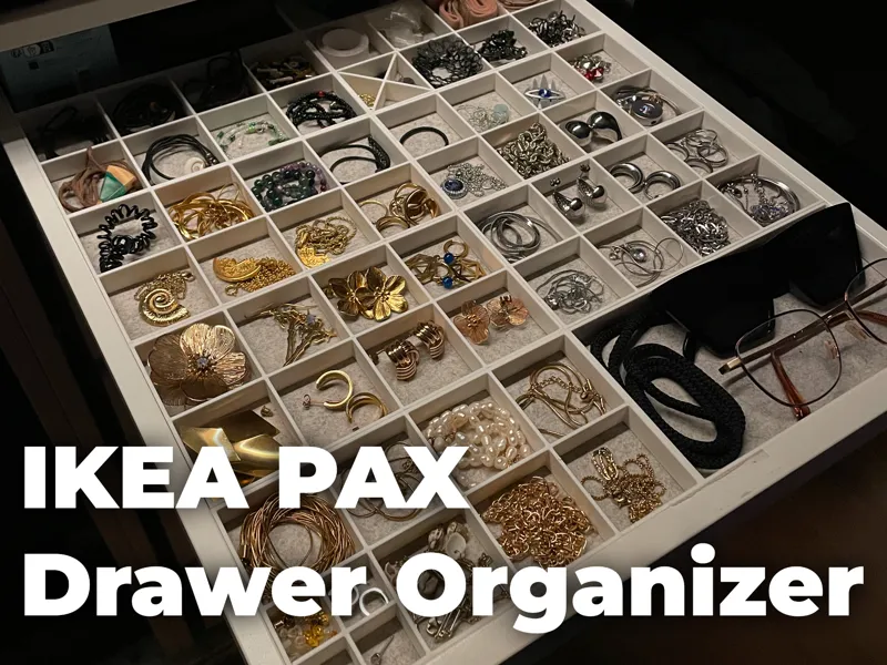 Ikea Pax Accessory Drawer Box Inlay