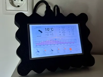 Weather Dashboard Raspberry Pi 5" Screen