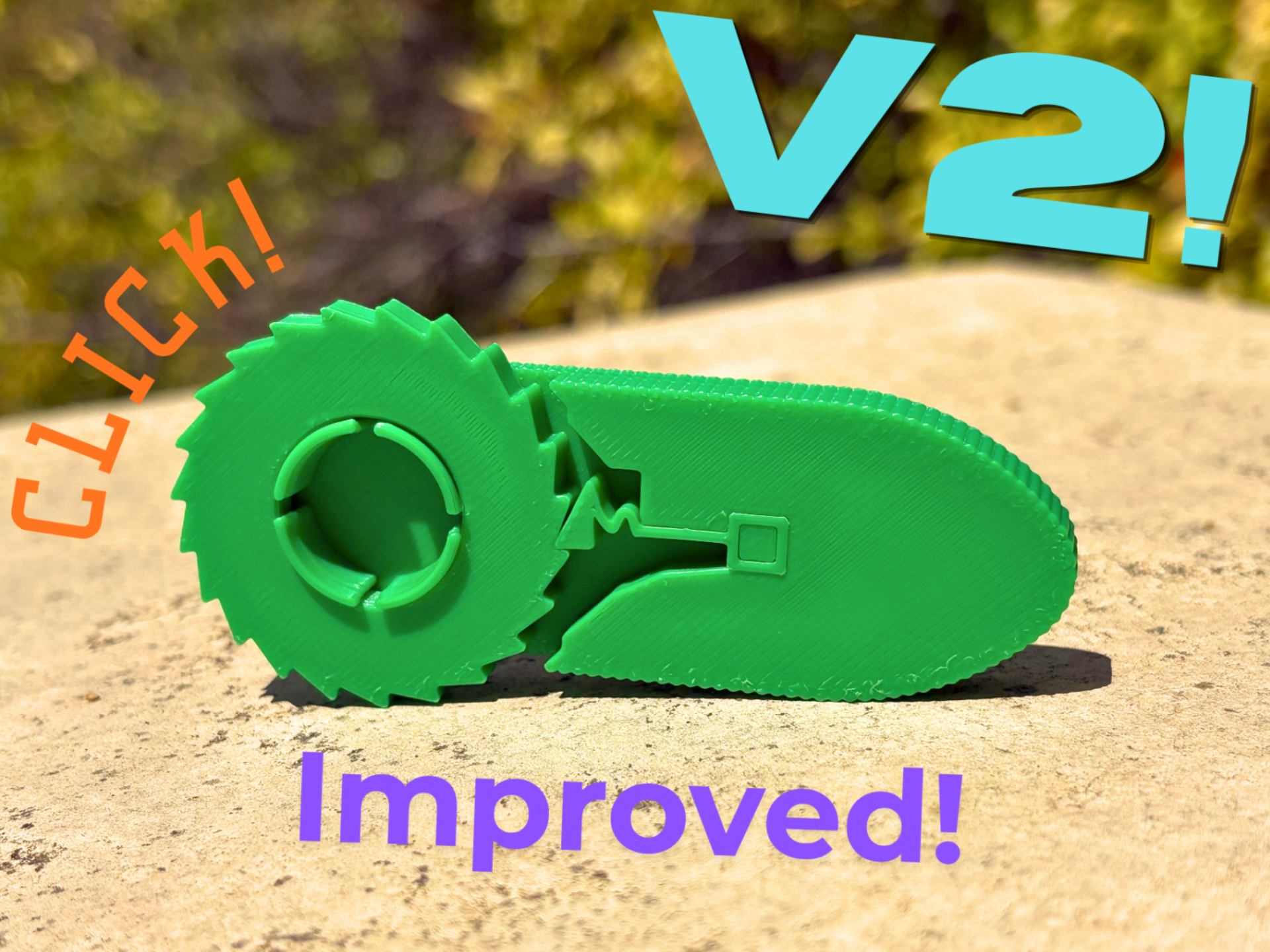 One-Way Scroll Wheel Click Fidget V2!