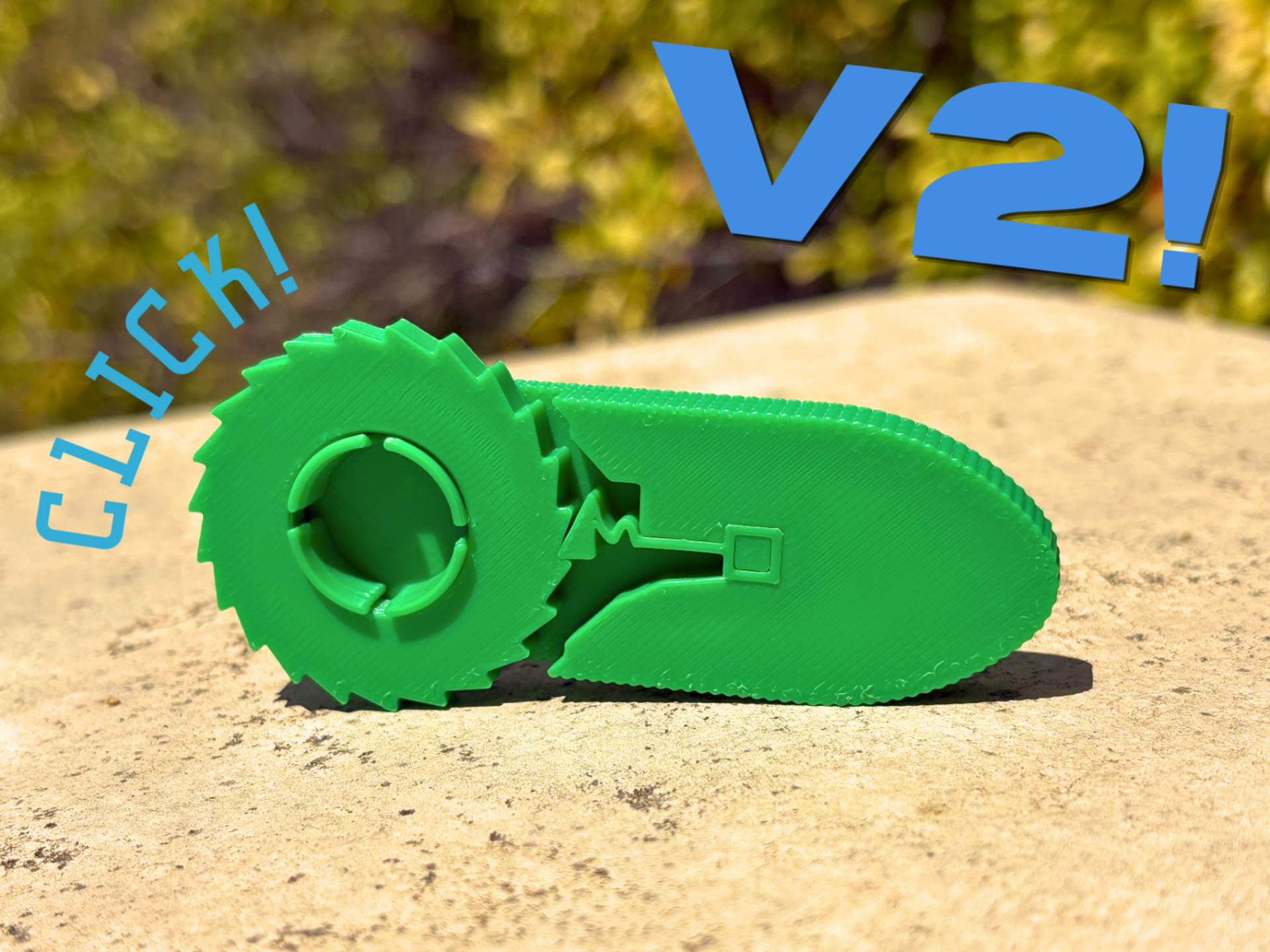 One-Way Scroll Wheel Click Fidget V2!