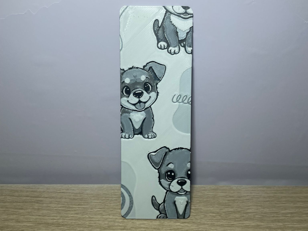 marcapáginas dog kawaii