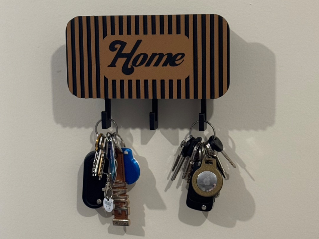 Modern Wall Mounted Key Holder with Storage
