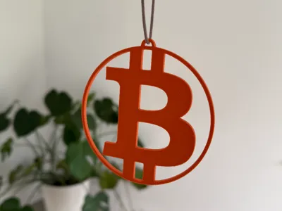 Bitcoin Christmas Tree Ornament