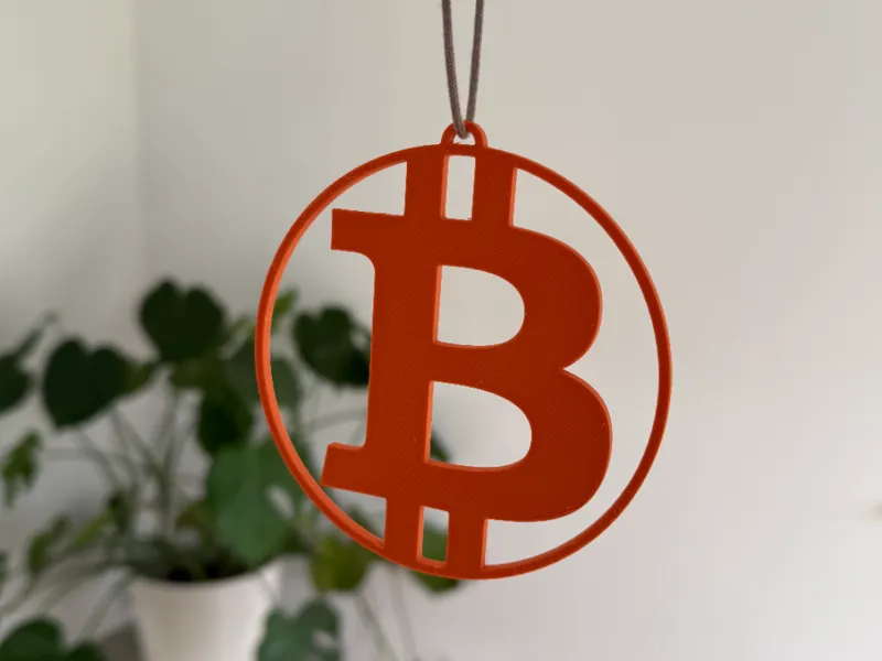 Bitcoin Weihnachtsbaum Anhänger