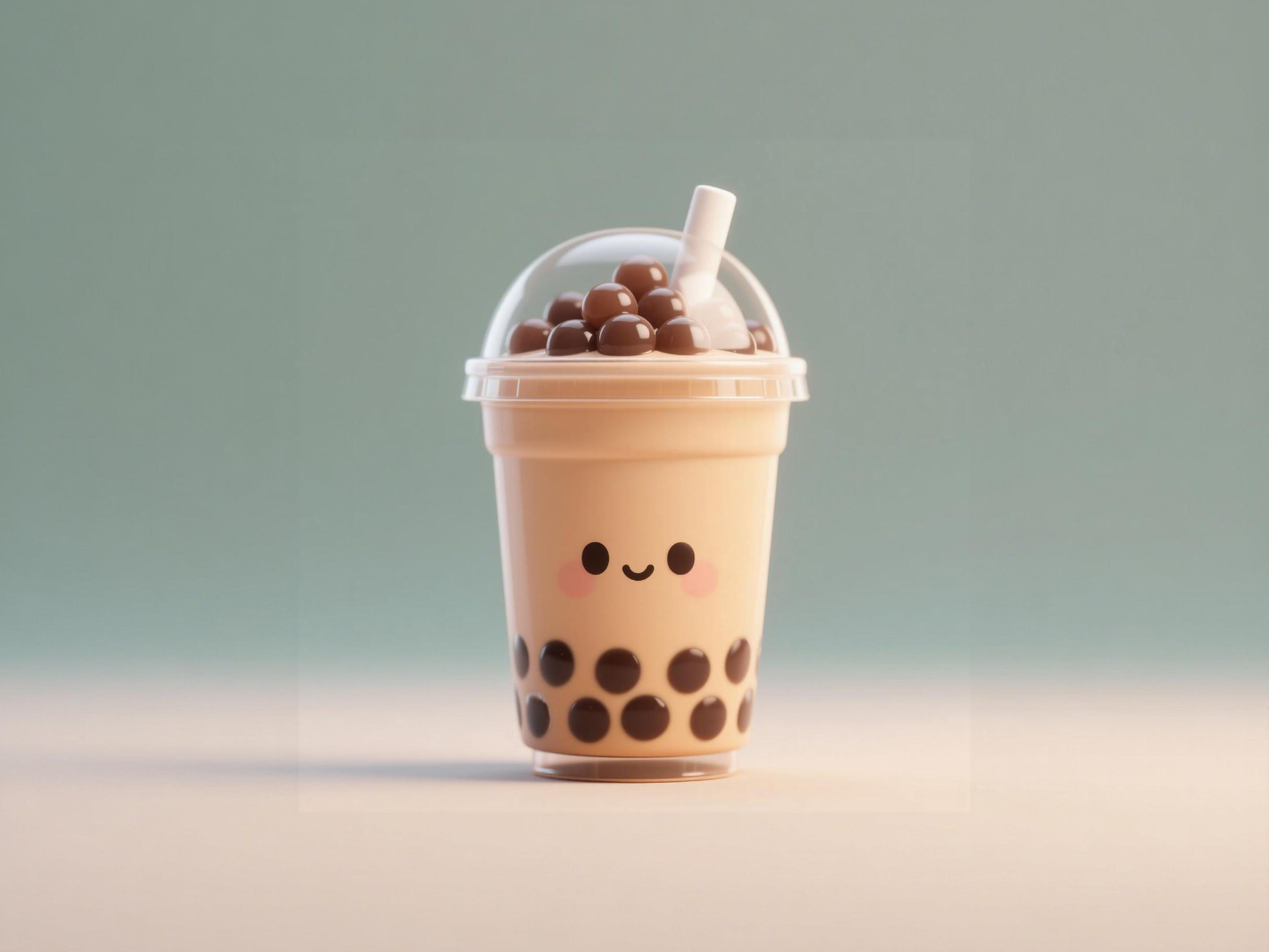 珍珠奶茶-仿真饮料微缩食玩-儿童涂色过家家玩具