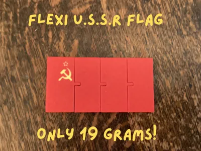 Flexi U.S.S.R / Soviet Union Flag