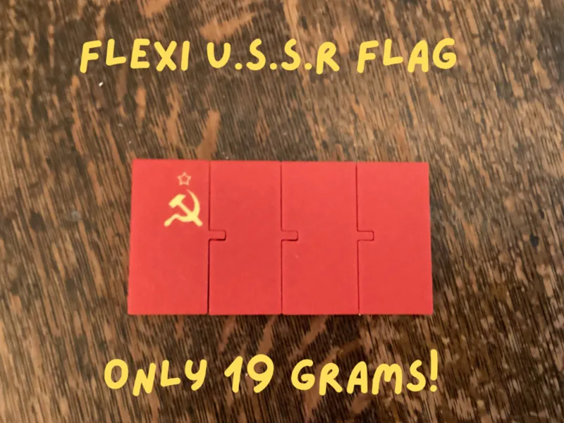 Flexi U.S.S.R / Soviet Union Flag