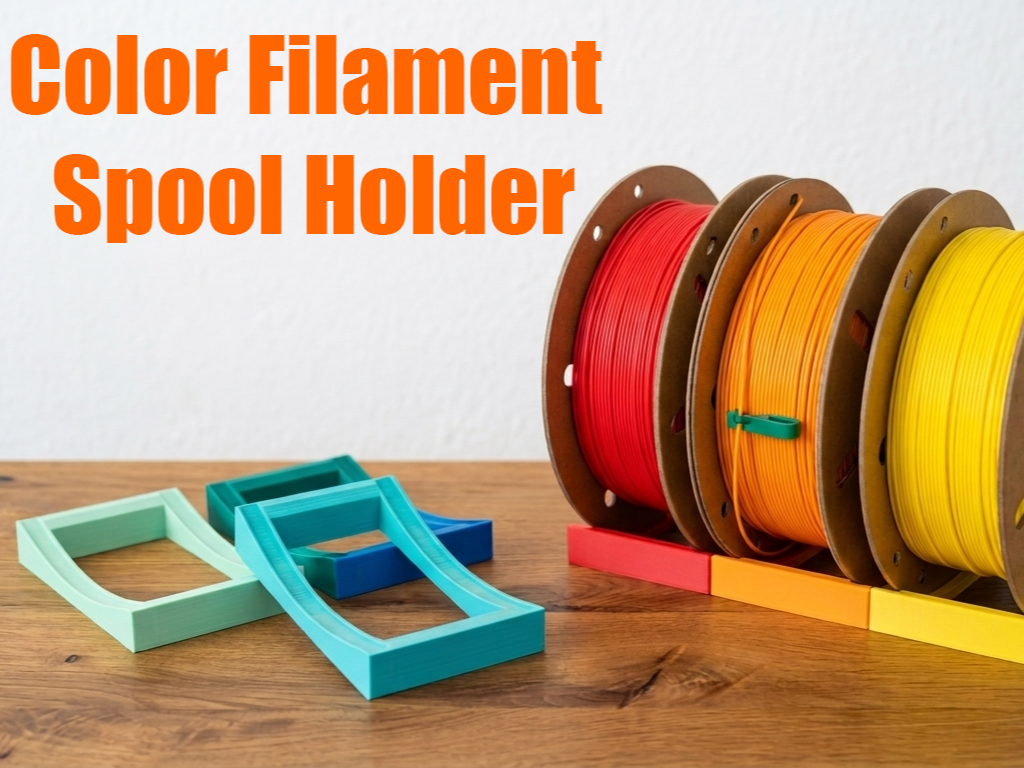 Color Filament Spool Holder
