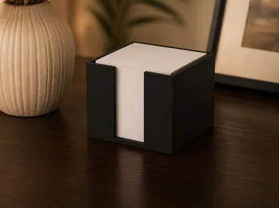 Minimalist Note Block Holder 90x90 mm