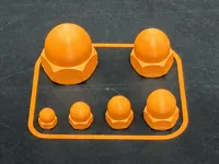 ISO Hex Cap Nut ready to use (6 different sizes)