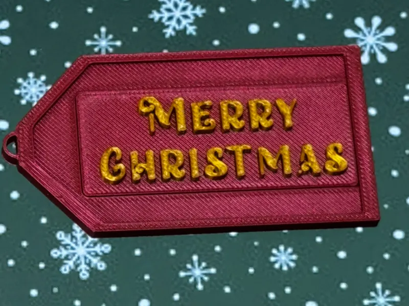 Christmas Gift Tags - Swappable Text Plates