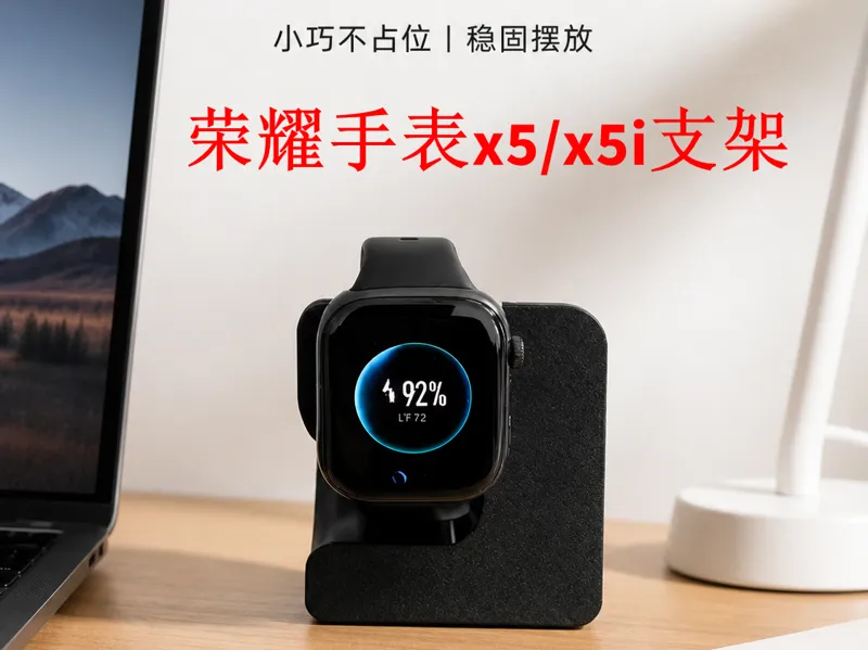 适用于荣耀手表x5、荣耀手表x5i的手表充电支架 手表桌面收纳支架