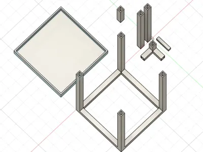Shelf with plug-in system