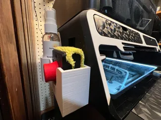 Build plate cleaner holder (side) for AMS V2 Riser