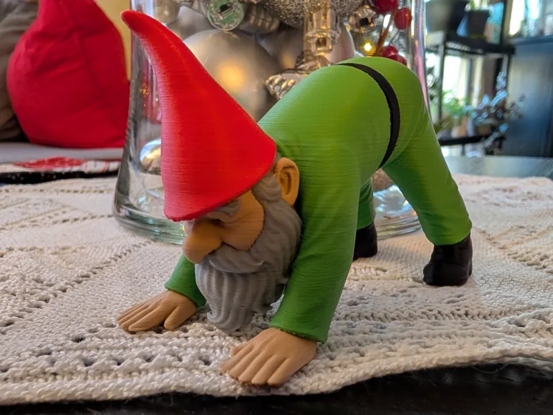 Yoga Gnome Downward Dog