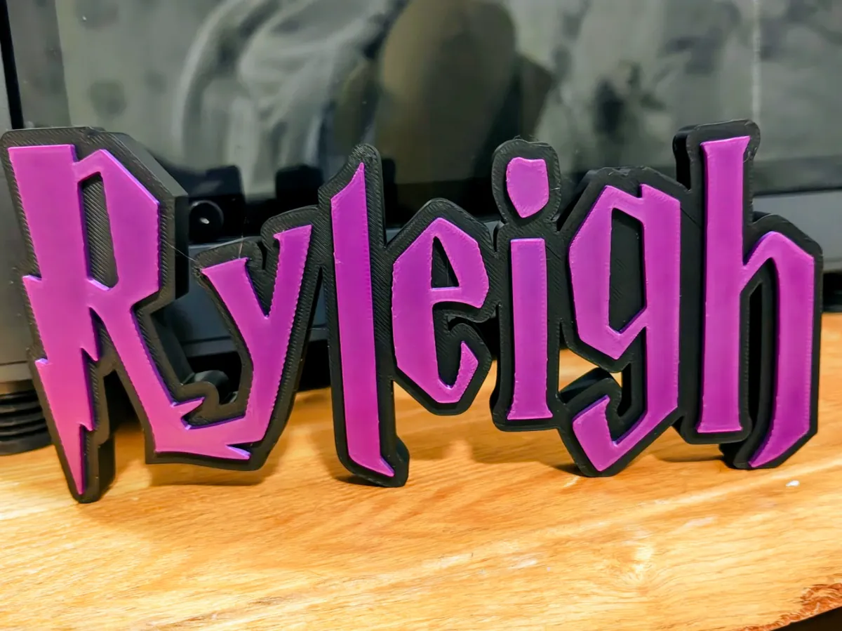 Print Ryleigh Name Harry Potter font ***RYLEIGH*** - Free 3D Print Model - MakerWorld