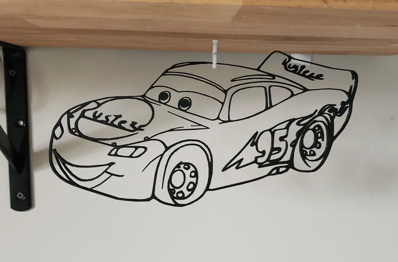 Lightning McQueen - Cars - Wall Art