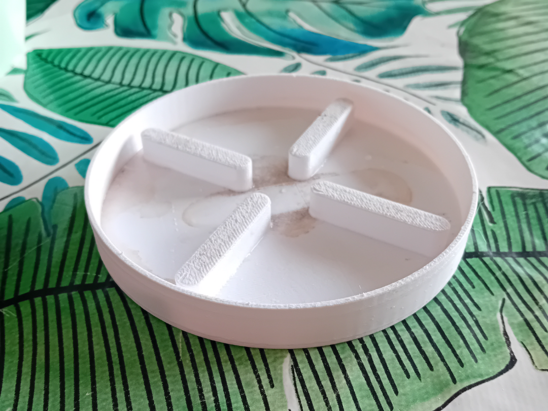 sottovaso con rialzo stampa veloce