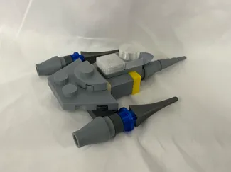 3x Brick Advent Calendar Day 1 - Mando Starship