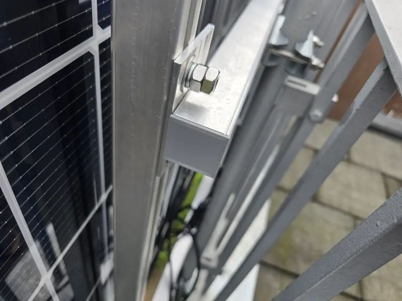 Solarendkappe Aluschiene 40x40/Solarendcap alurail