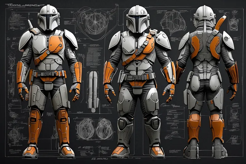Mandolorian HueForge