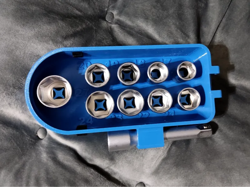Hex Sockets Storing Box 1/2'' Standard