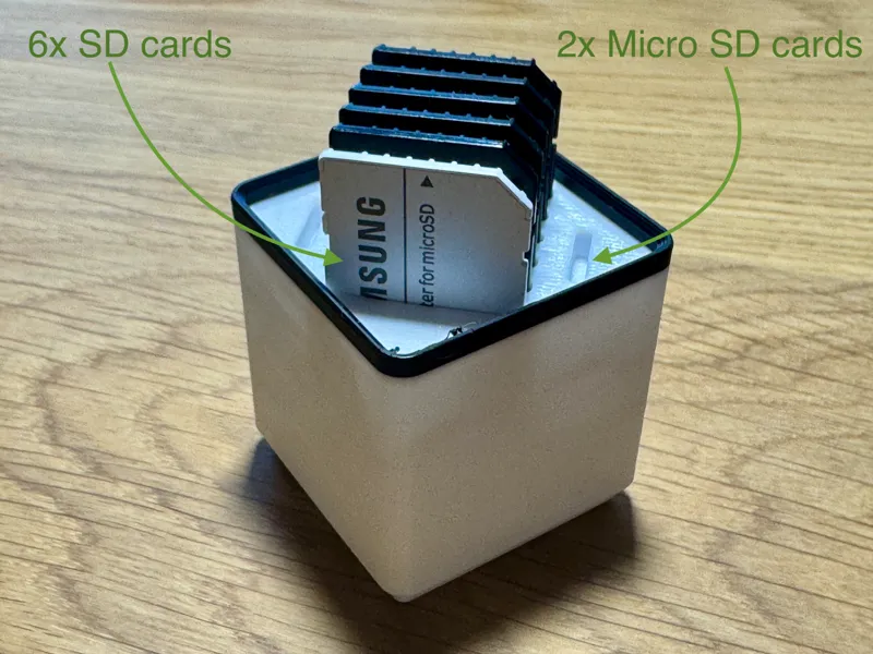 SD Card Holder Gridfinity