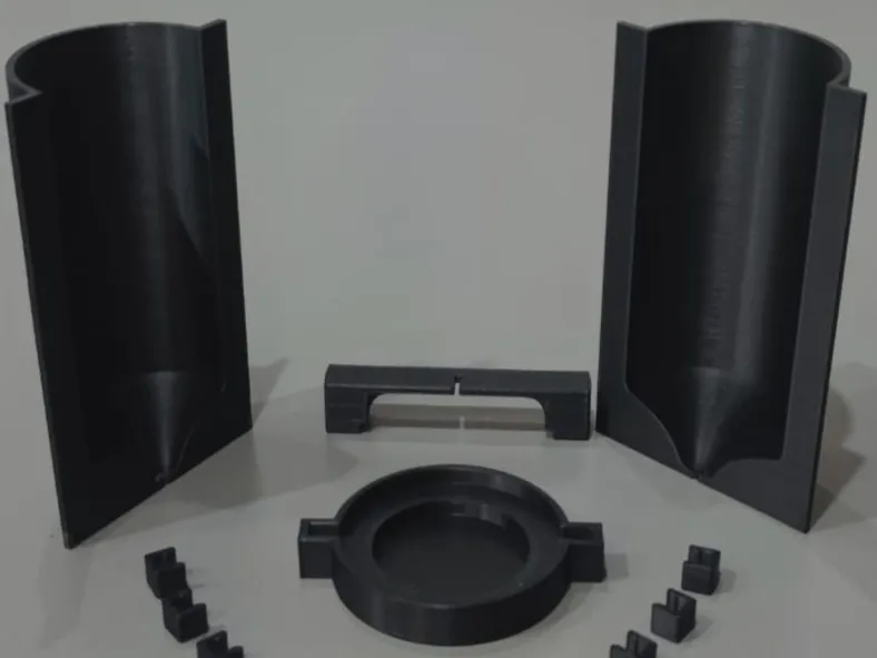 Gießform für Kerze 150x65mm Kerzenform Wachsform