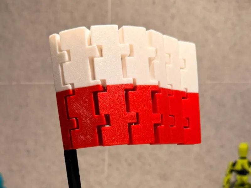 Polish Flag Flexi – Flaga na Podstawce
